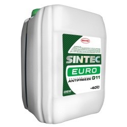 Sintec антифриз EURO 10кг (зеленый) (уп.2)