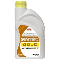 Sintec антифриз Gold 1кг (желтый) (уп.15)