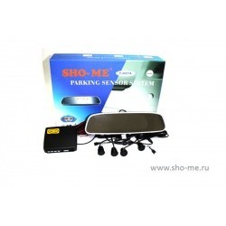 Парковочный радар Sho-me Y-2651 04 black (4 датчика, диспл. в зеркале)