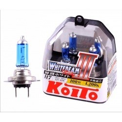 KOITO Whitebeam лампочка H7 12V 55W,(100W) 2шт. пласт. уп.