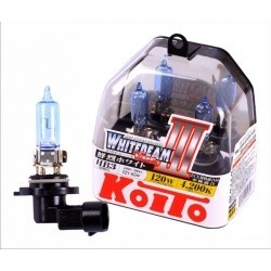 KOITO Whitebeam лампочка HB3 12V 65W,(120W) 2шт. пласт. уп.