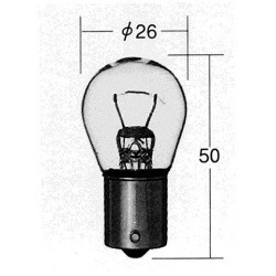 KOITO лампочка 12V 23W, S25 (желтый)