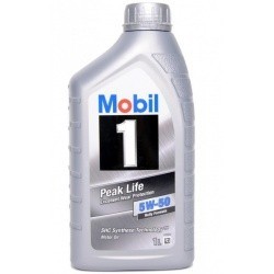 Mobil 1 Peak Life 5w50 синтет. 1л (уп.12)