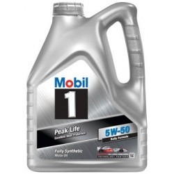 Mobil 1 Peak Life 5w50 синтет. 4л (уп.4)