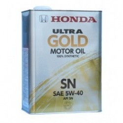 Масло HONDA ULTRA GOLD SN  5w40 4L