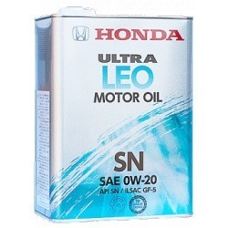 Масло HONDA ULTRA LEO SN  0w20 4L