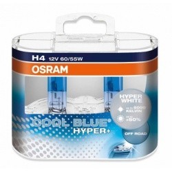 OSRAM лампочка H4 12V 60/55W HYPER WHITE 2шт.