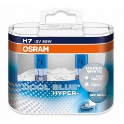 OSRAM лампочка H7 12V 55W HYPER WHITE 2шт.