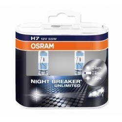 OSRAM лампочка H7 12V 55W NIGHT BREAKER UNLIMITED 2шт.