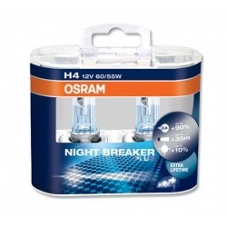 OSRAM лампочка H4 (60/55) P43t-38+90% NIGHT BREAKER PLUS (блистер) 12V