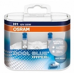 OSRAM лампочка H1 (55) P14.5s 12V COOL BLUE HYPER (2шт)