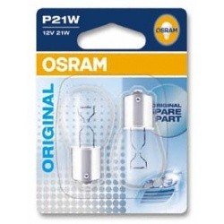 OSRAM лампочка P21W (BA15s) (блистер,2шт) 12V  1/10