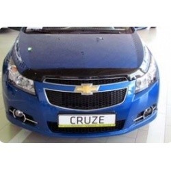 Дефлектор капота CHEVROLET CRUZE 09-> тёмный