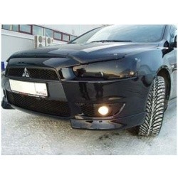 Защита фар Mitsubishi Lancer 2007> темный