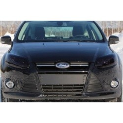 Защита фар FORD Focus III 11>(темные)