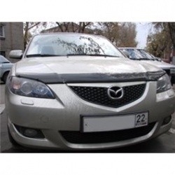 Дефлектор капота MAZDA 3 05-08/Axel SD 03-08 темный