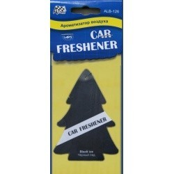 Ароматизатор Car Freshener Черный лед подвесной картонный