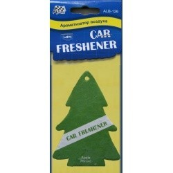 Ароматизатор Car Freshener Яблоко подвесной картонный