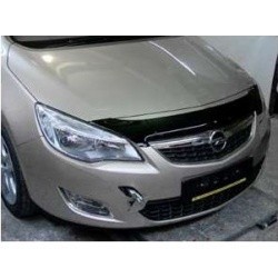 Дефлектор капота OPEL ASTRA HB 2010> темный, короткий