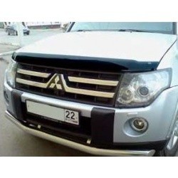 Дефлектор капота MITSUBISHI PAJERO IV 07> темный