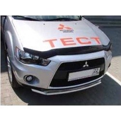 Дефлектор капота MITSUBISHI OUTLANDER XL 2010-2012 темный