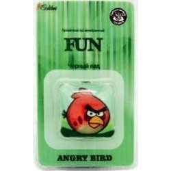 Ароматизатор  Fun Angry Bird Черный лед подвесной мембранный