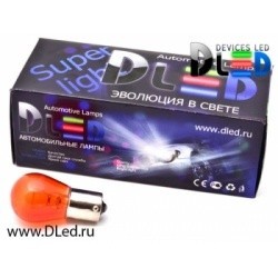 Автолампа PY21W-1156 21W 12V Оранжевая Dled