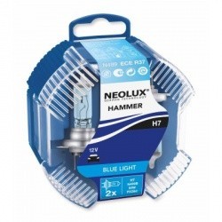 NEOLUX лампочка BLUE 12V H7 55W (евробокс 2шт)