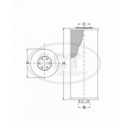 SCT фильтр масляный OPEL Corsa C 1.0-1.4 00-05, Astra H 1.4 04-05