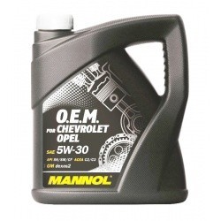 MANNOL 5w30 OEM for Chevrolet Opel 4л