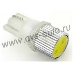 AVS LED T036 T10 (W2.1x9.5D) 1W W5W блистер 2шт. белый