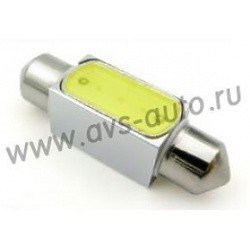 AVS LED SV024 T11 (SV8.5) 36mm 2W HIGH POWER. блистер 2шт белый