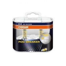 OSRAM лампочка 12V H4 60/55W FOG  BREAKER (евробокс 2шт)