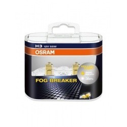 OSRAM лампочка 12V H3 55W FOG  BREAKER (евробокс 2 шт.)