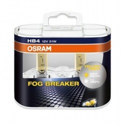 OSRAM лампочка 12V HB4 51W FOG  BREAKER (евробокс 2 шт.)