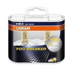 OSRAM лампочка 12V HB3 P20D 60W FOG  BREAKER 9005FBR (евробокс 2 шт.)