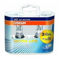 OSRAM лампочка H7 (55) PX26d ULTRA LIFE (евробокс, 2шт) 12V  1/10