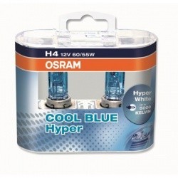 OSRAM лампочка H4 12V 60/55W COOL BLUE HYPER PLUS (евробокс 2шт)