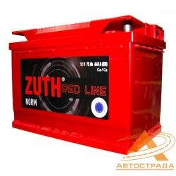 Аккумулятор 75 Ач ZUTH Red Line обратный