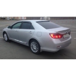 Дефлектор боковых дверей TOYOTA CAMRY 2011- темный, 4ч.