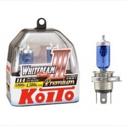 KOITO Whitebeam лампочка H4 12V 60/55W, 135/125W 4500К