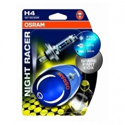 OSRAM лампочка H4 (60/55) P43t-38 X-RACER(блистер, 2шт) 12V