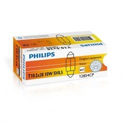 PHILIPS лампочка C10W (SV8.5/8) 35мм 12V 10/200 HIT