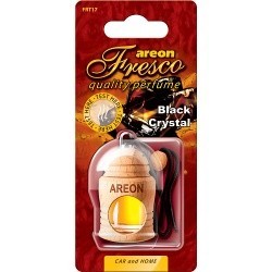 Ароматизатор деревянный с флаконом  AREON FRESCO Black Cristal/блок