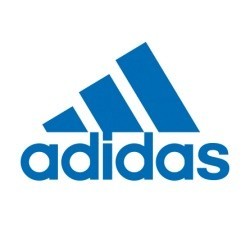 Наклейка автомобильная Adidas 17х15