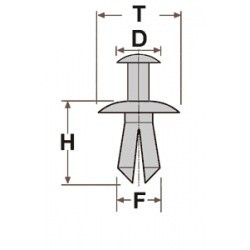 Крепёжное изделие № 10083 Honda OEM 91512-SX0-003,MU000319