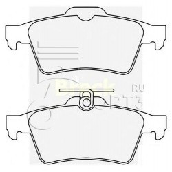 BRECK колодки тормозные З FORD FOCUS II 04-11, C-M