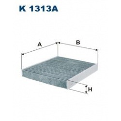 FILTRON фильтр салонный угольный AUDI A1 (8X) 10-; SKODA Fabia II (5J) 06-; VW Polo V (6R) 09-