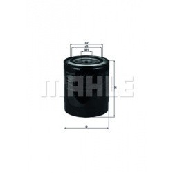 KNECHT фильтр масляный MITSUBISHI Diesel 86-; HYUNDAI H100 2.5D 94-