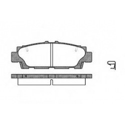 PATRON колодки тормозные П VW Passat 88-, Golf, Vento 92- (невентил.)